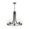 Z-Lite Beckett 5 Light Chandelier, Matte Black And Clear Seedy 492-5MB - alternate 1